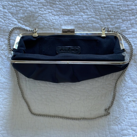 Aldo Satin Clutch with Chain - Picture 2 of 6